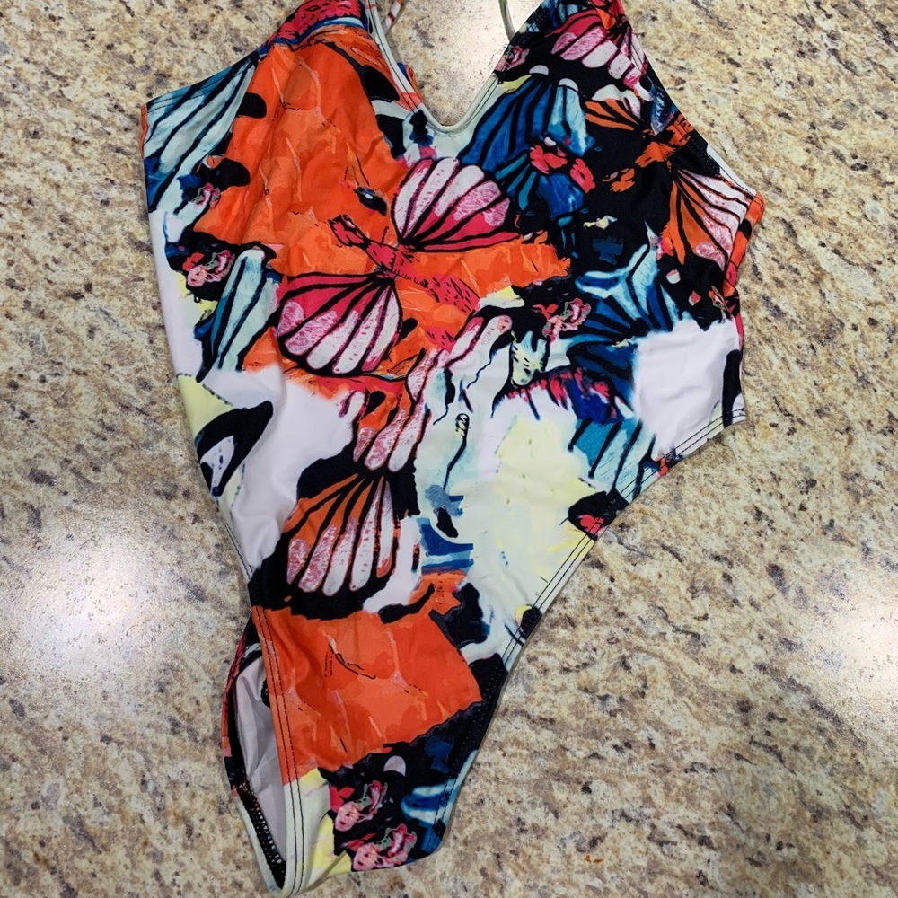 Matte Collection butterfly swimsuit